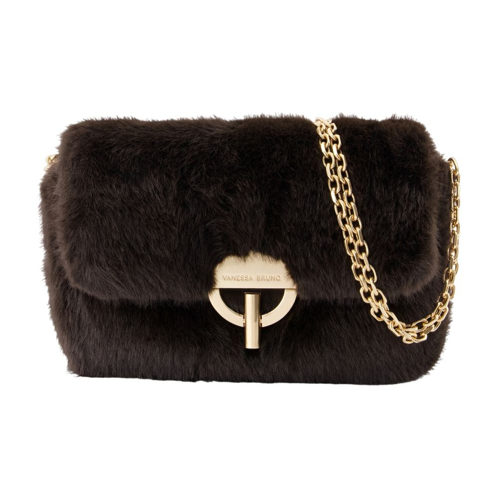 Vanessa Bruno Moon Moyen Shoulder Bag - Synthetic - Brown