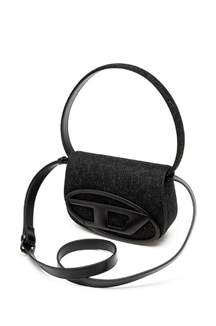Diesel Structured Black Shoulder Bag