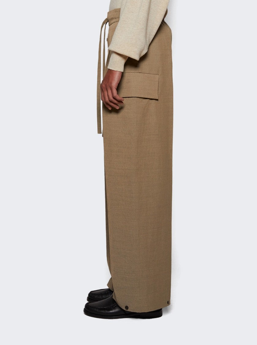 Fear Of God Wide Leg Cargo Pant - Melange Beige