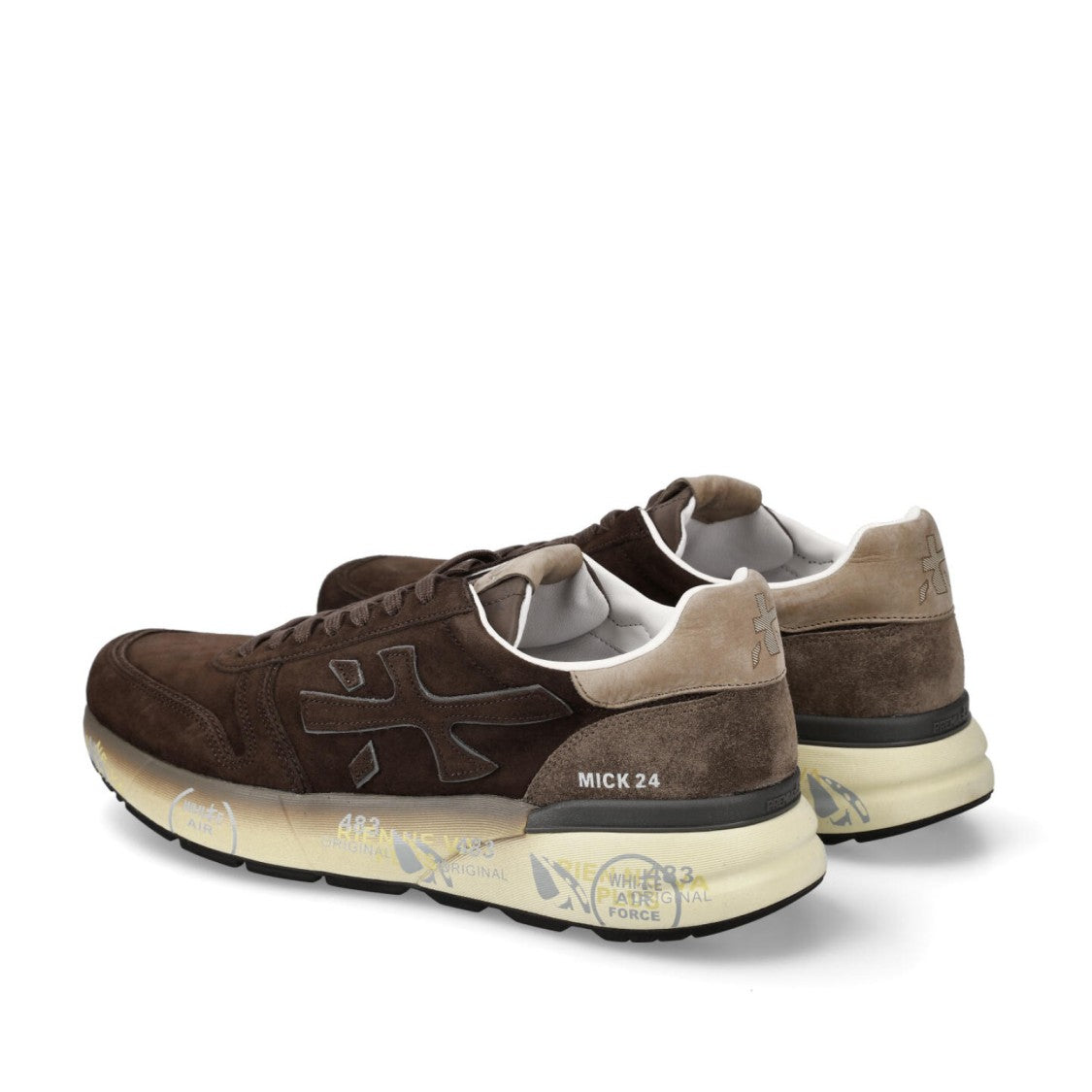 Premiata Mick Sneakers In Brown Suede