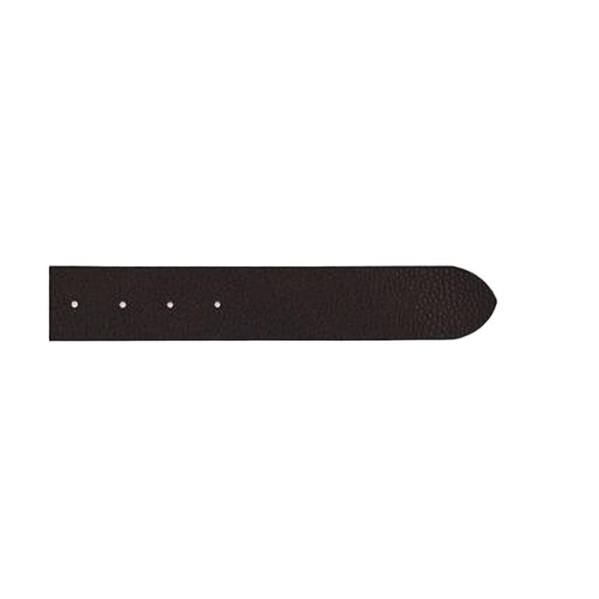 Diesel Textured Black Leather Belt With Oval Buckle