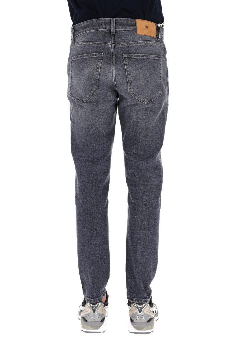 Pt Denim Reggae Tapered Cotton Comfort Jeans