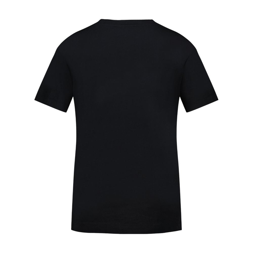 Simone Rocha Rose Banquet T Shirt - Cotton - Black