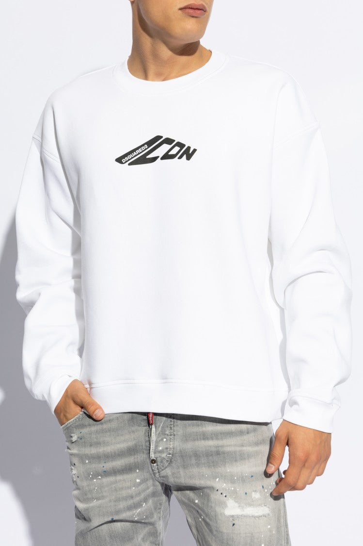 Dsquared2 Crewneck Sweatshirt With Stylized Logo