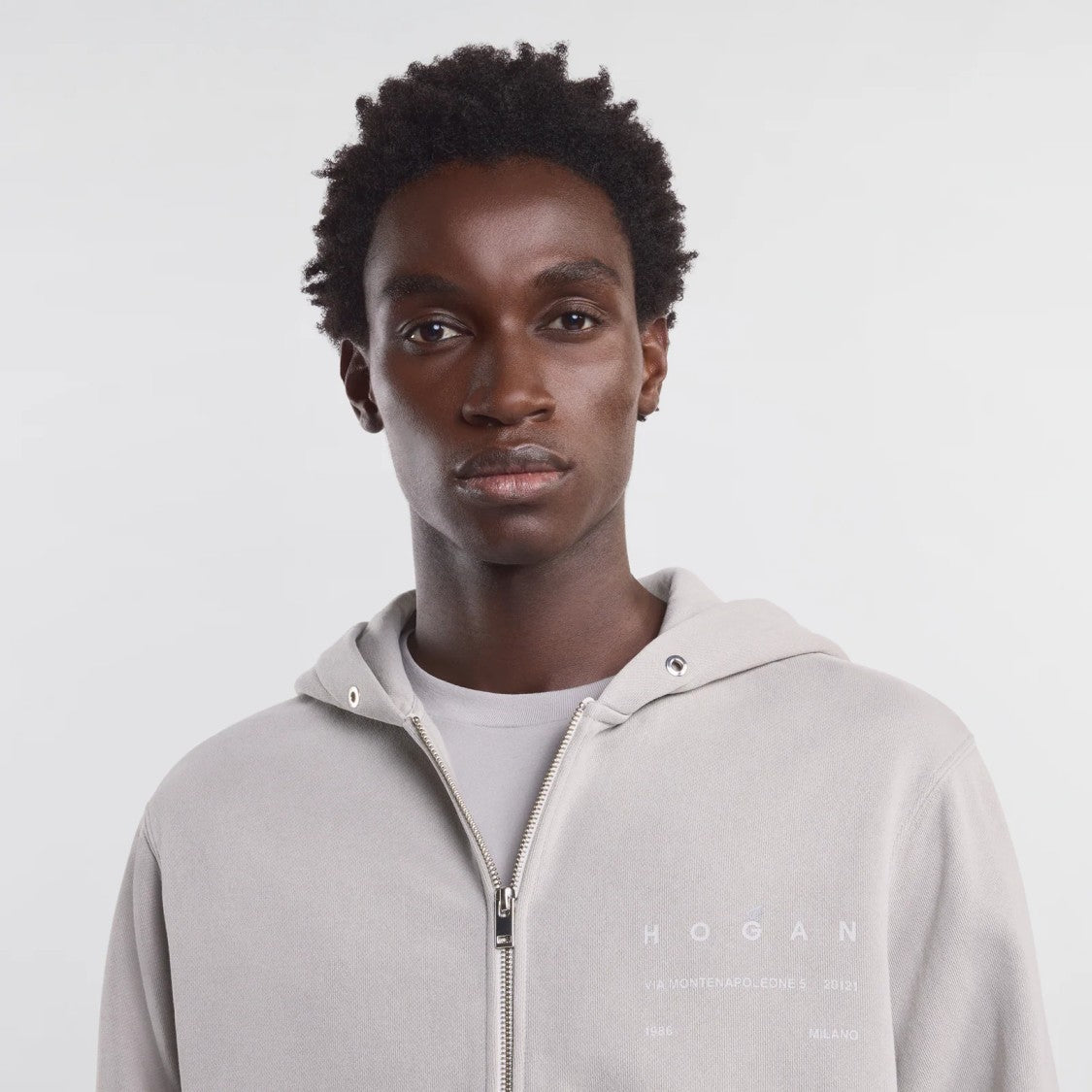 Hogan Refined Zip Hoodie Crafted
