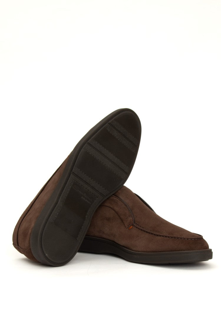 Santoni Suede Polacchino Boots