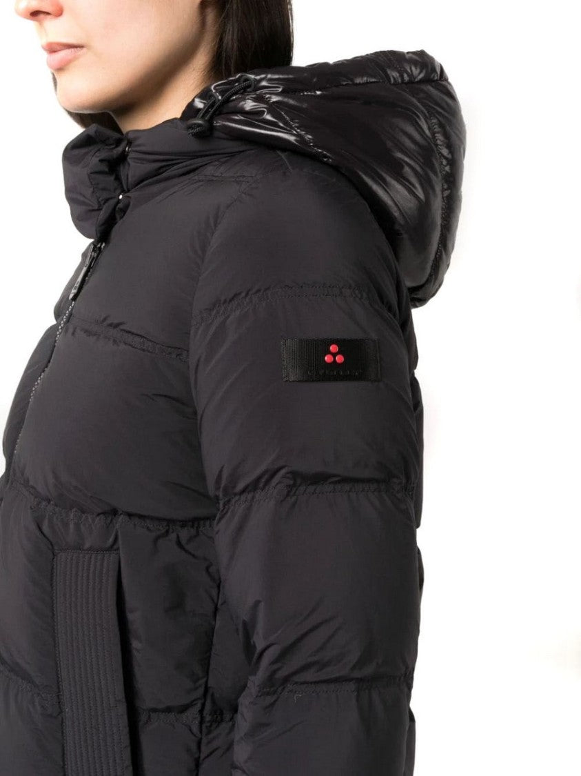 Peuterey Puffer Jacket With Hood And Textured Panels