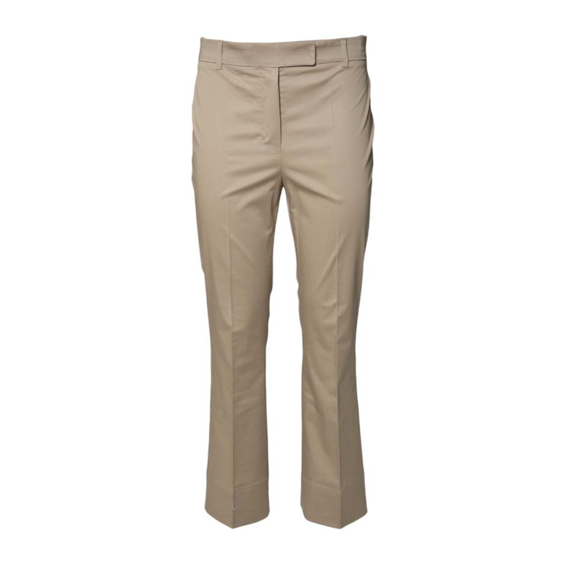 Max Mara Felice Skinny Pants In Camel Satin