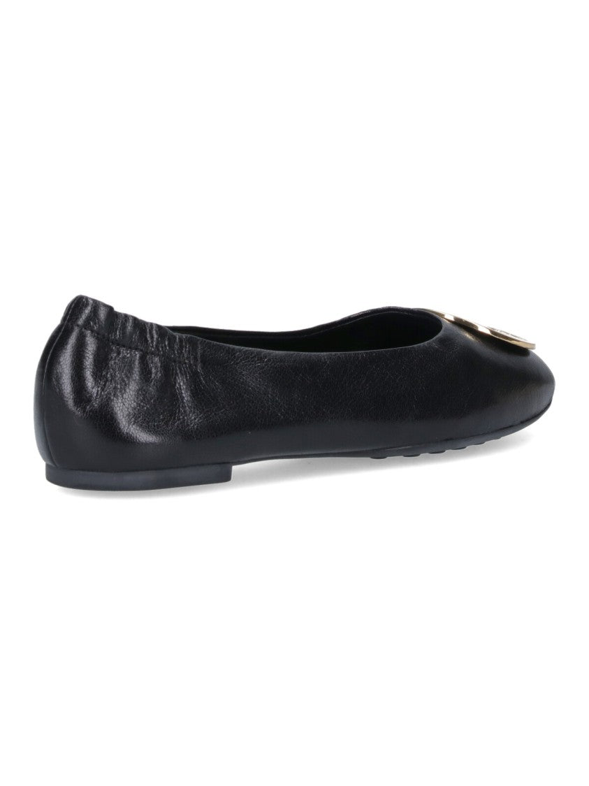 Tory Burch Claire Ballerinas – Black