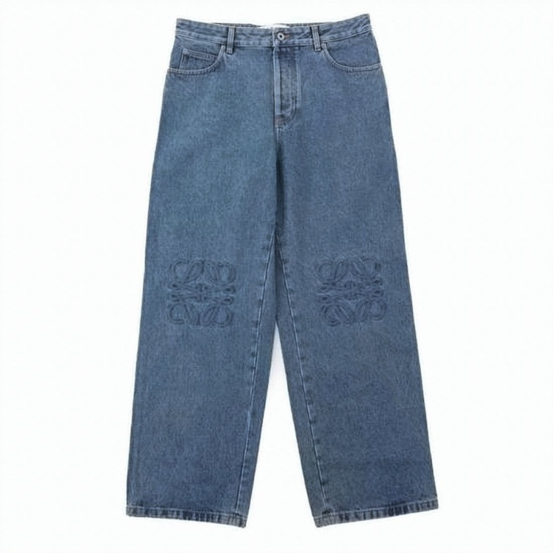 Loewe Classic Blue Wash Denim Shorts