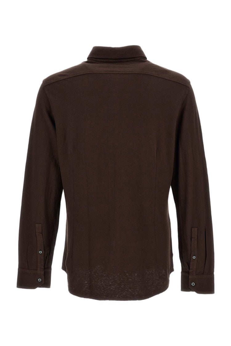 Drumohr Spread Collar Shirt
