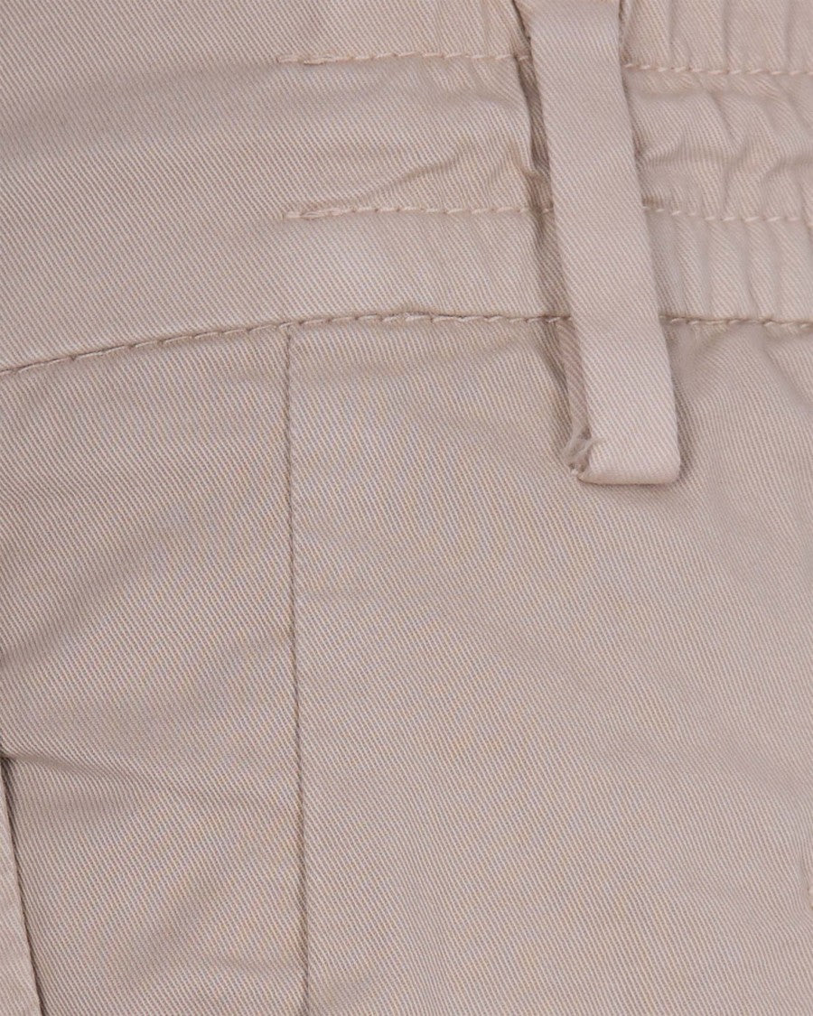 Eleventy Cotton Elasticized Front-Pleated Drawstring Casual Pants