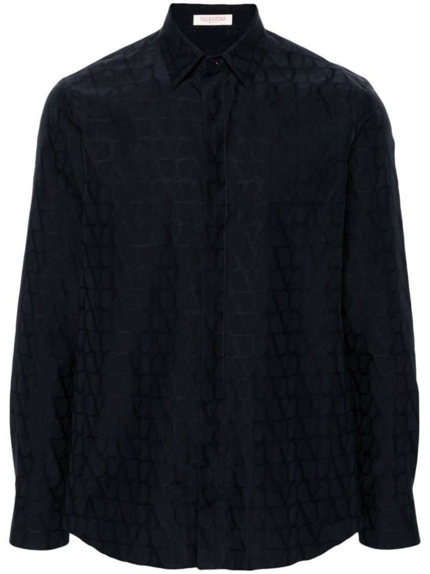 Valentino `Toile Iconographe` Long Sleeve Shirt