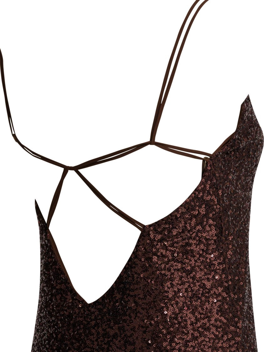 Semper Long Sequined Dress