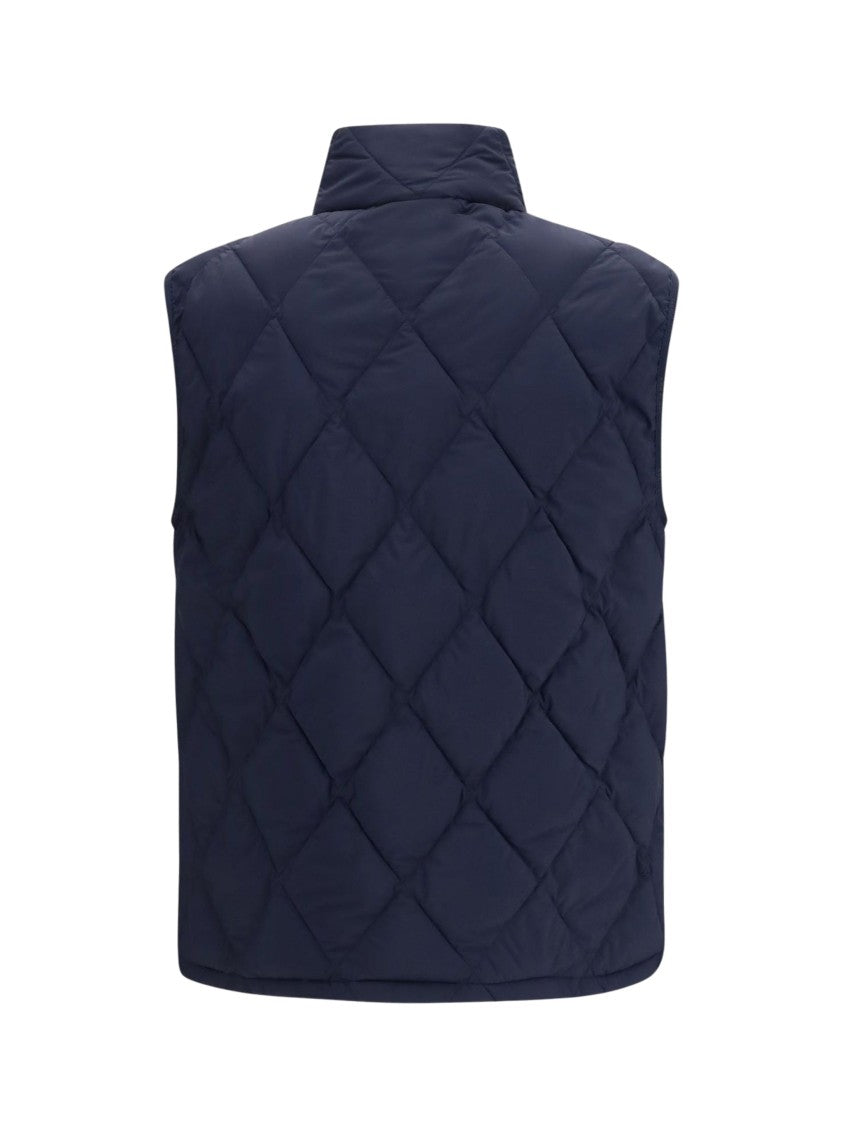 Burberry Quilted Sleeveless High Collar Vest