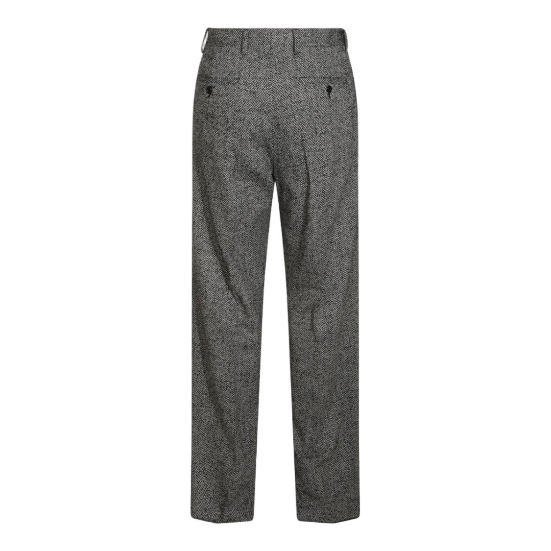 Lardini Straight-Leg Trousers With Herringbone Pattern And Tailored Fit
