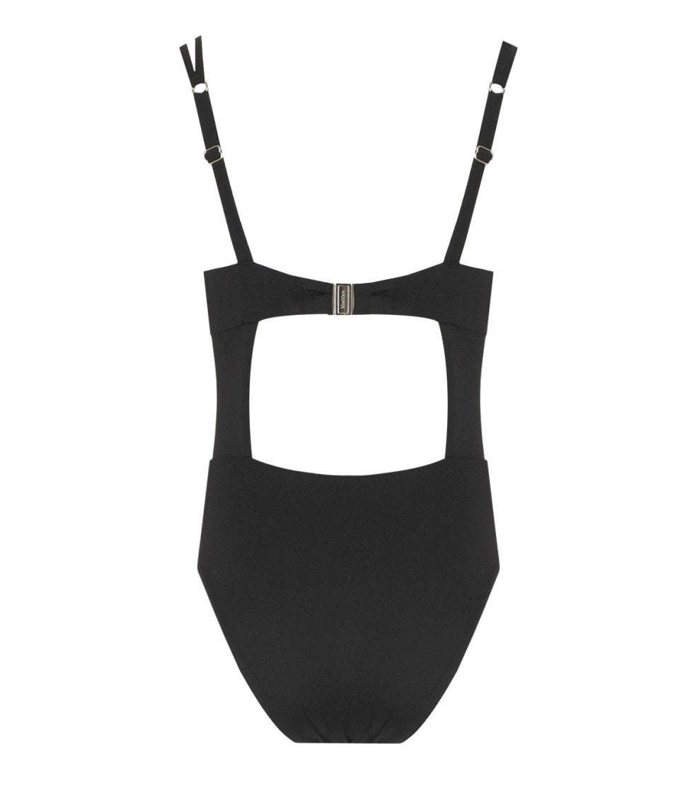 Max Mara Beachwear Corinna C Cup Black Swimsuit