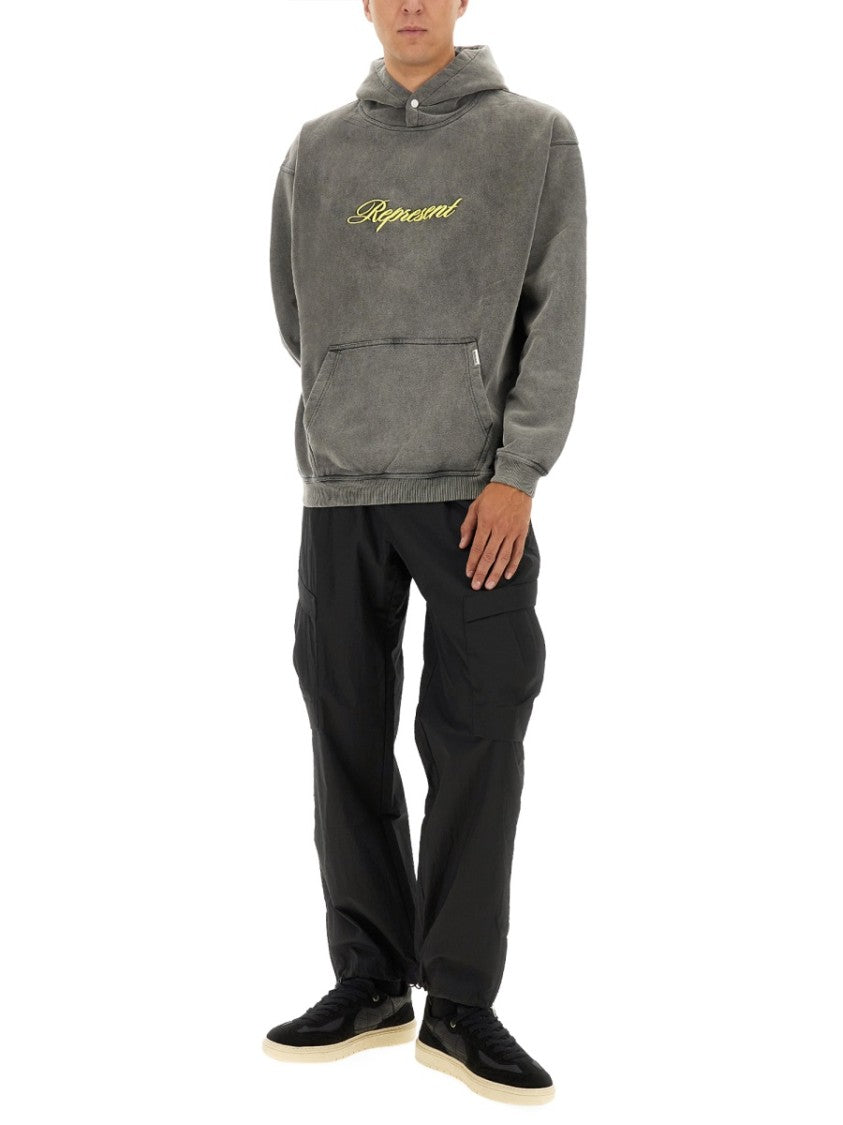 Represent Script Logo Sweatshirt