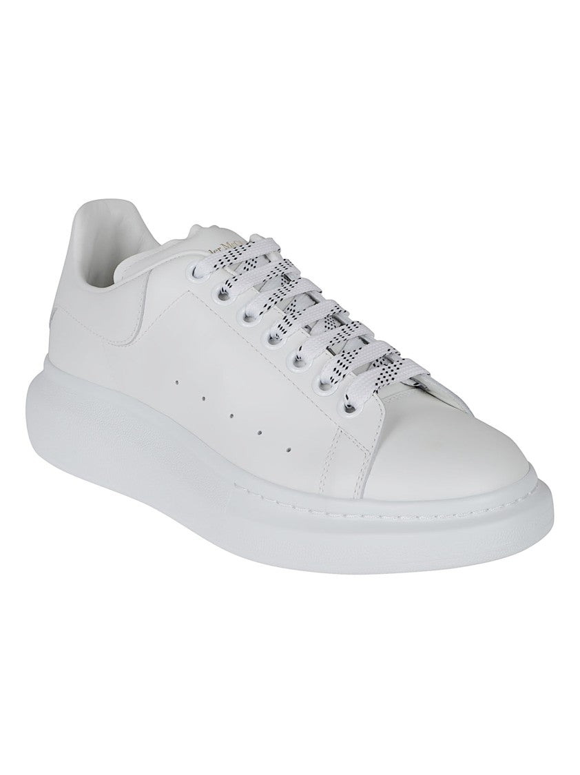 Alexander Mcqueen White Calf Leather Oversize Sneakers