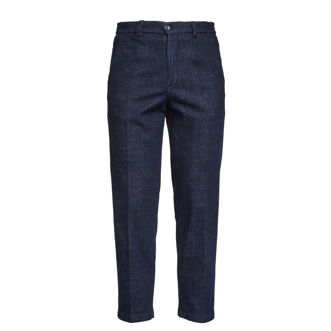 Briglia 1949 Baggy Denim Pants With Stitched Pleats