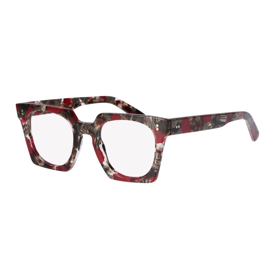 Kador Maya Oversized Square Frame Sunglasses With Marbled Pattern