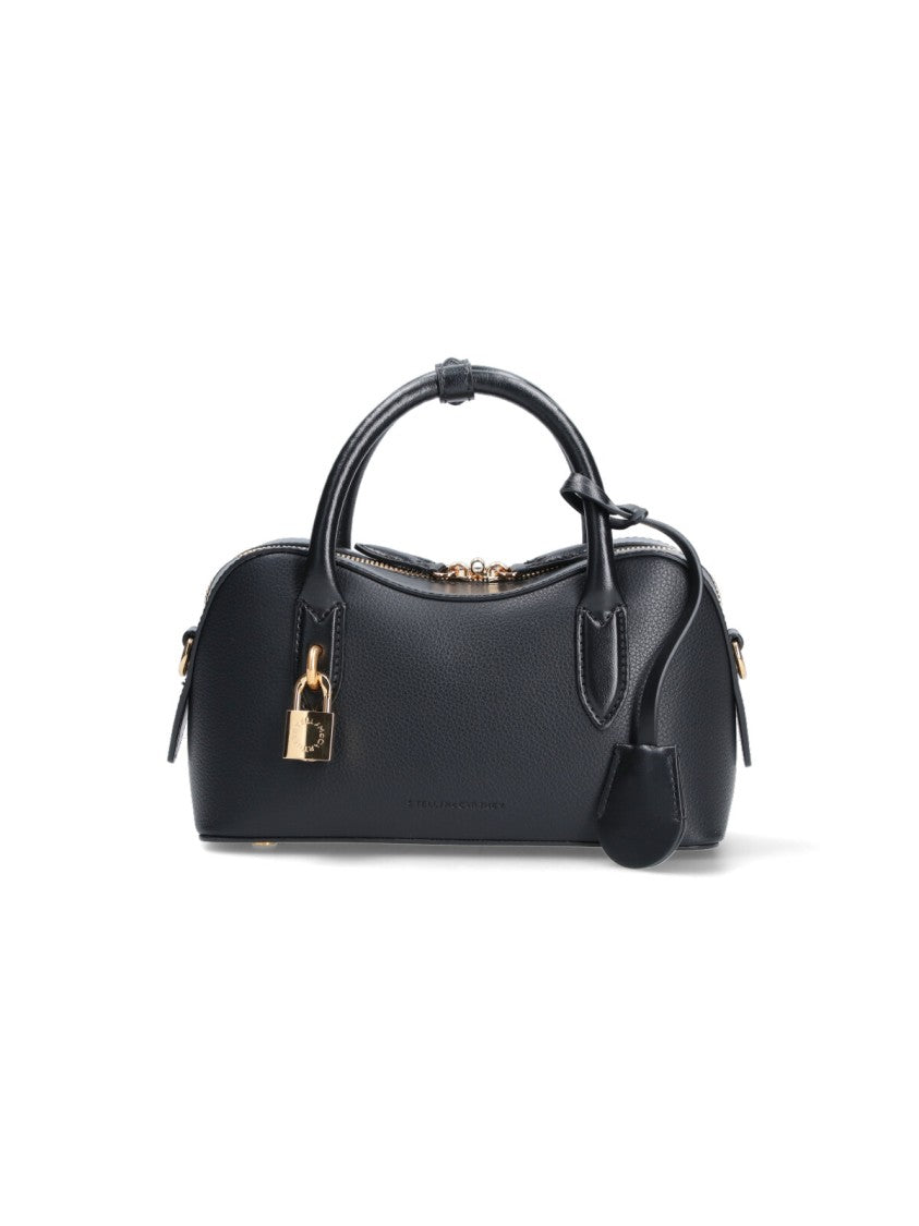 Stella Mccartney Rectangular Black Eco Leather Crossbody Bag