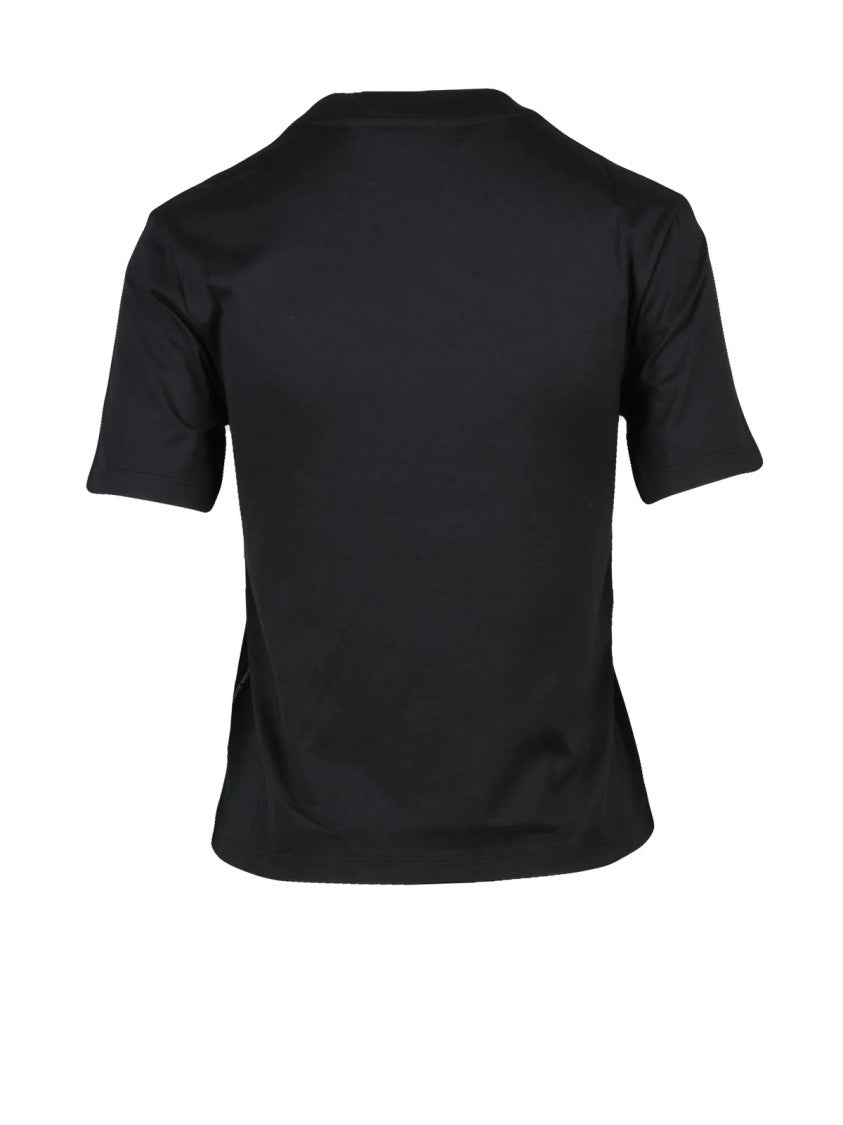 Palm Angels Black Cotton Gothic T-Shirt