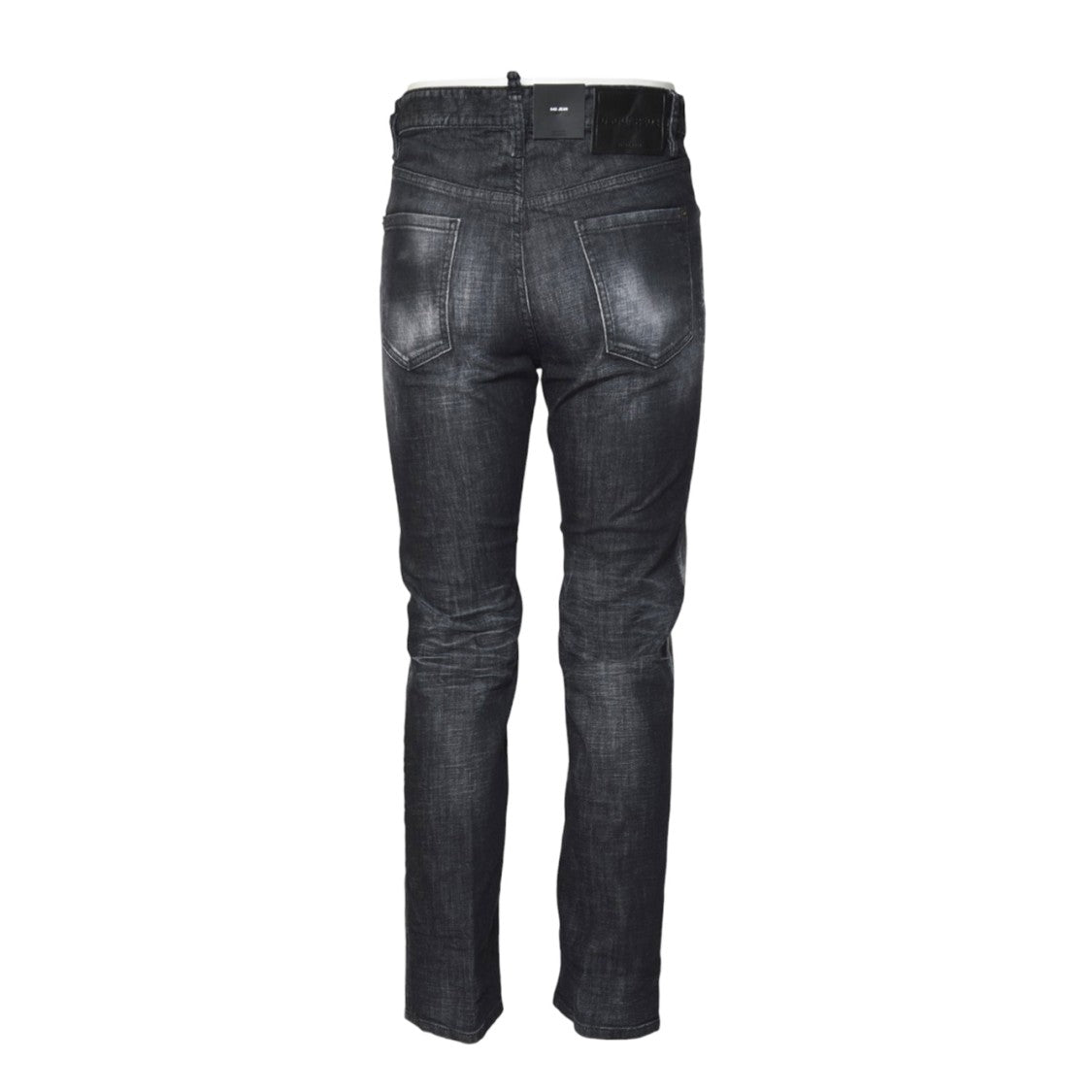 Dsquared2 Slim Fit Distressed Black Jeans