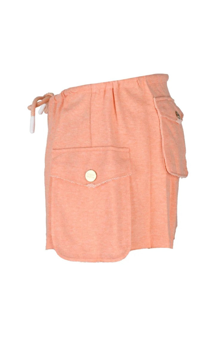 Elisabetta Franchi Cotton Shorts - Peach