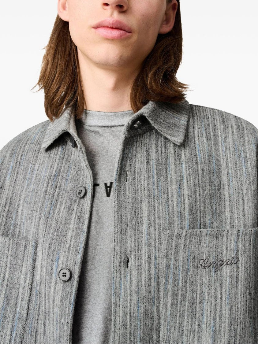 Axel Arigato Aidan Striped Shirt Jacket