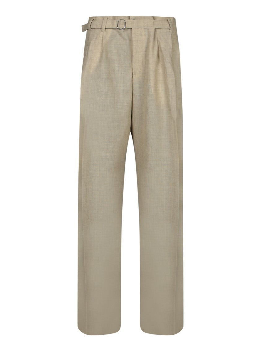Jacquemus High-Waisted Relaxed Fit Trousers With Matching Belt