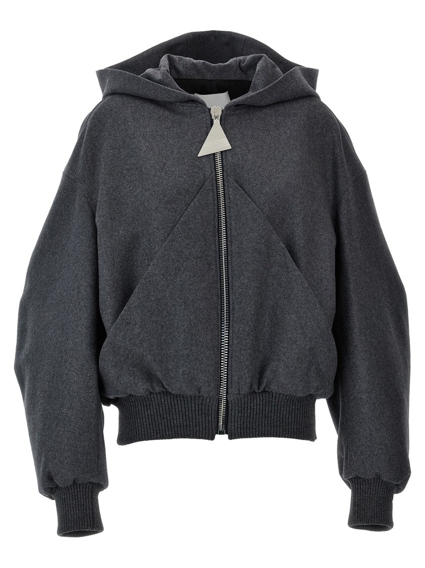 The Attico Hooded Bomber Jacket