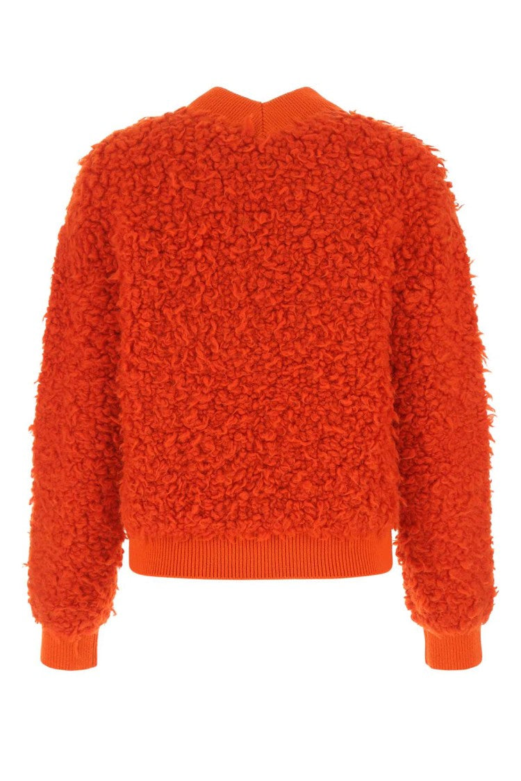 Bottega Veneta Red Boucle Sweater