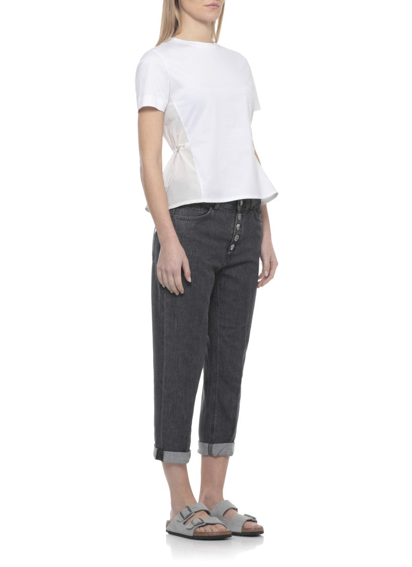 Dondup Koons Bot Gioie Jewel Button Jeans