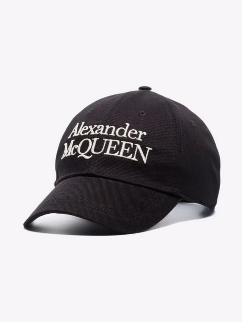 Alexander Mcqueen Black Logo Hat
