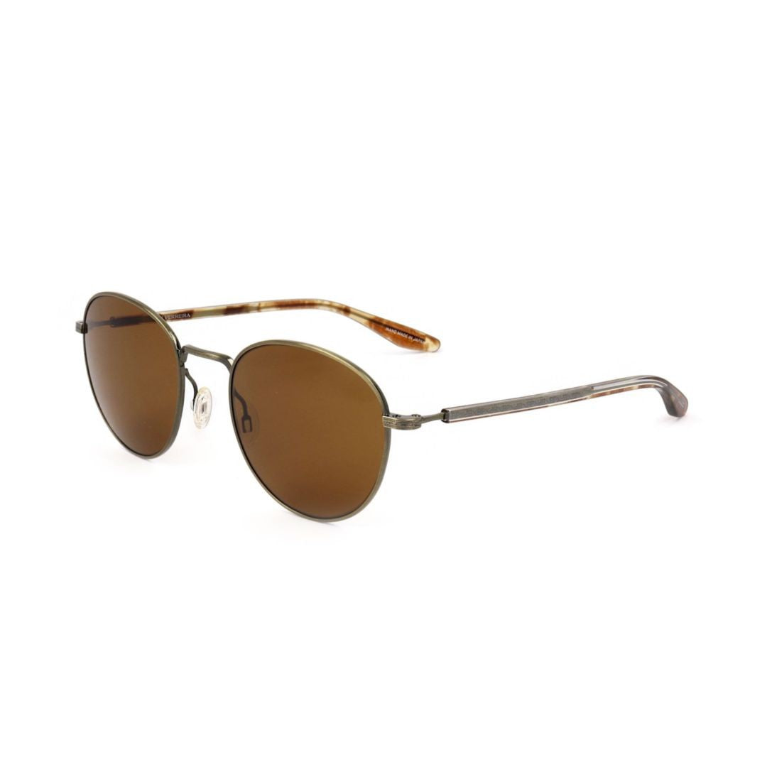 Barton Perreira Bp0034 520Bm Round Frame Sunglasses With Tortoiseshell Details