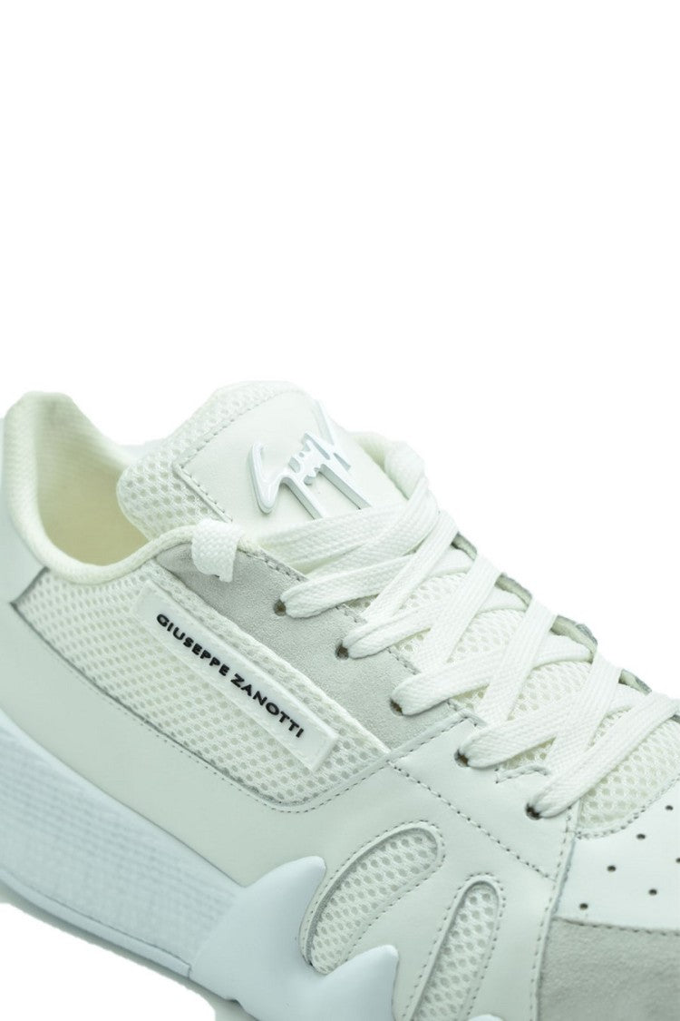 Giuseppe Zanotti Multicolor Leather Sneakers Wavy Rubber Sole