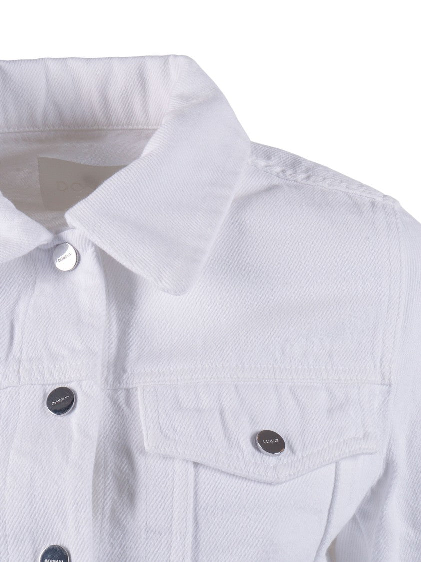 Dondup Cropped Cotton Classic Jacket