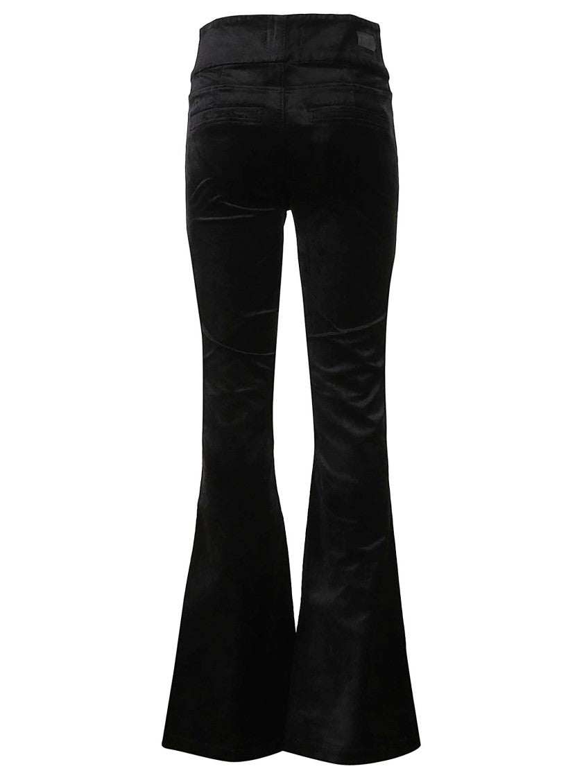 Paige Flared Pants With Fitted Silhouette And Classic Pockets