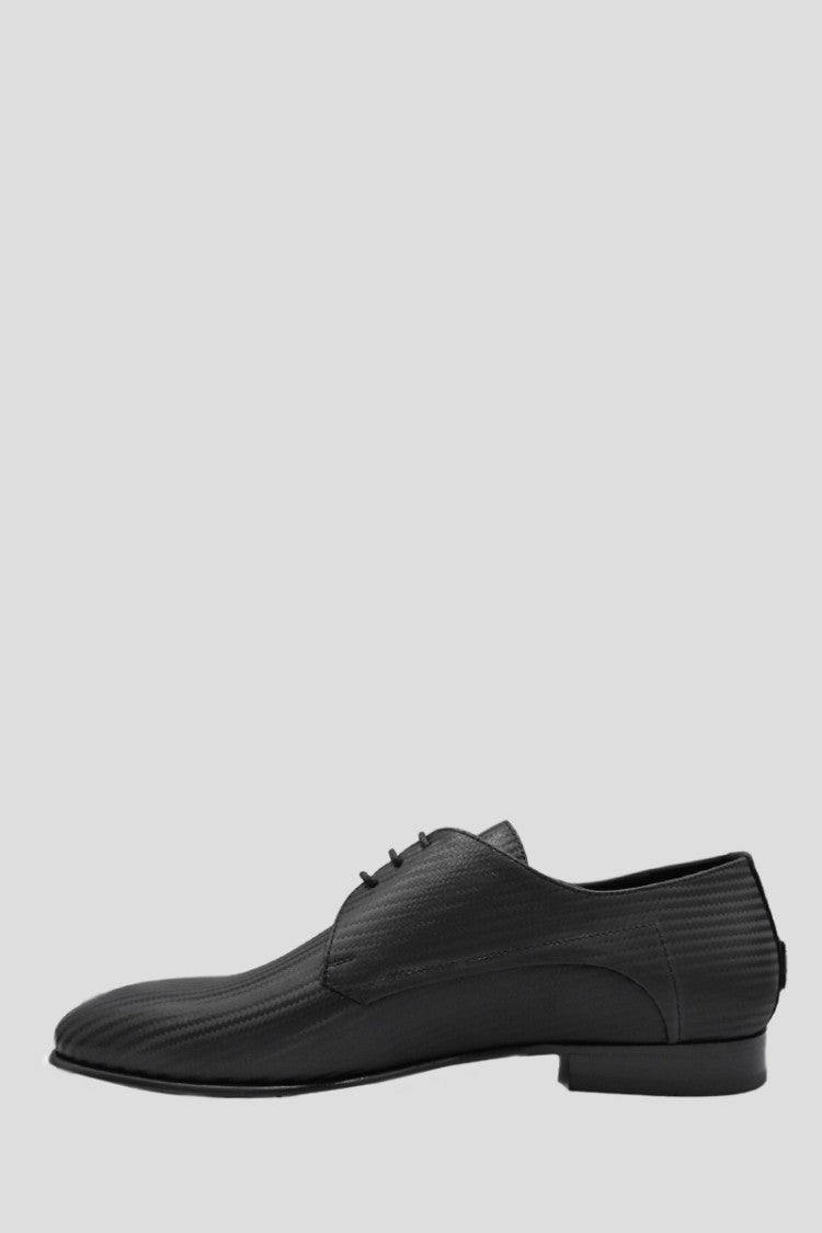Philippe Lang Lace Up Leather Shoes In Black