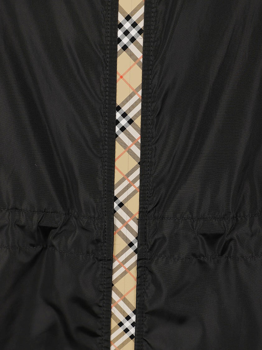 Burberry High Collar Nylon Parka