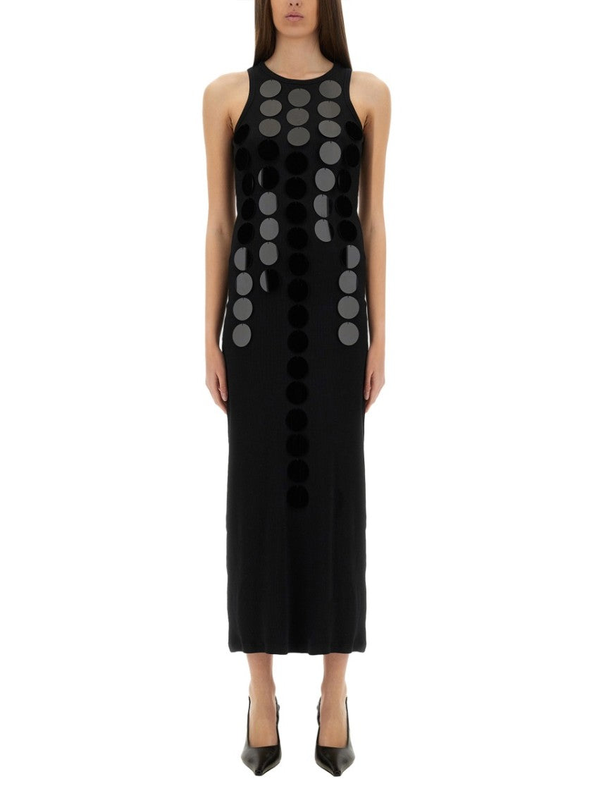 Msgm Black Long Dress