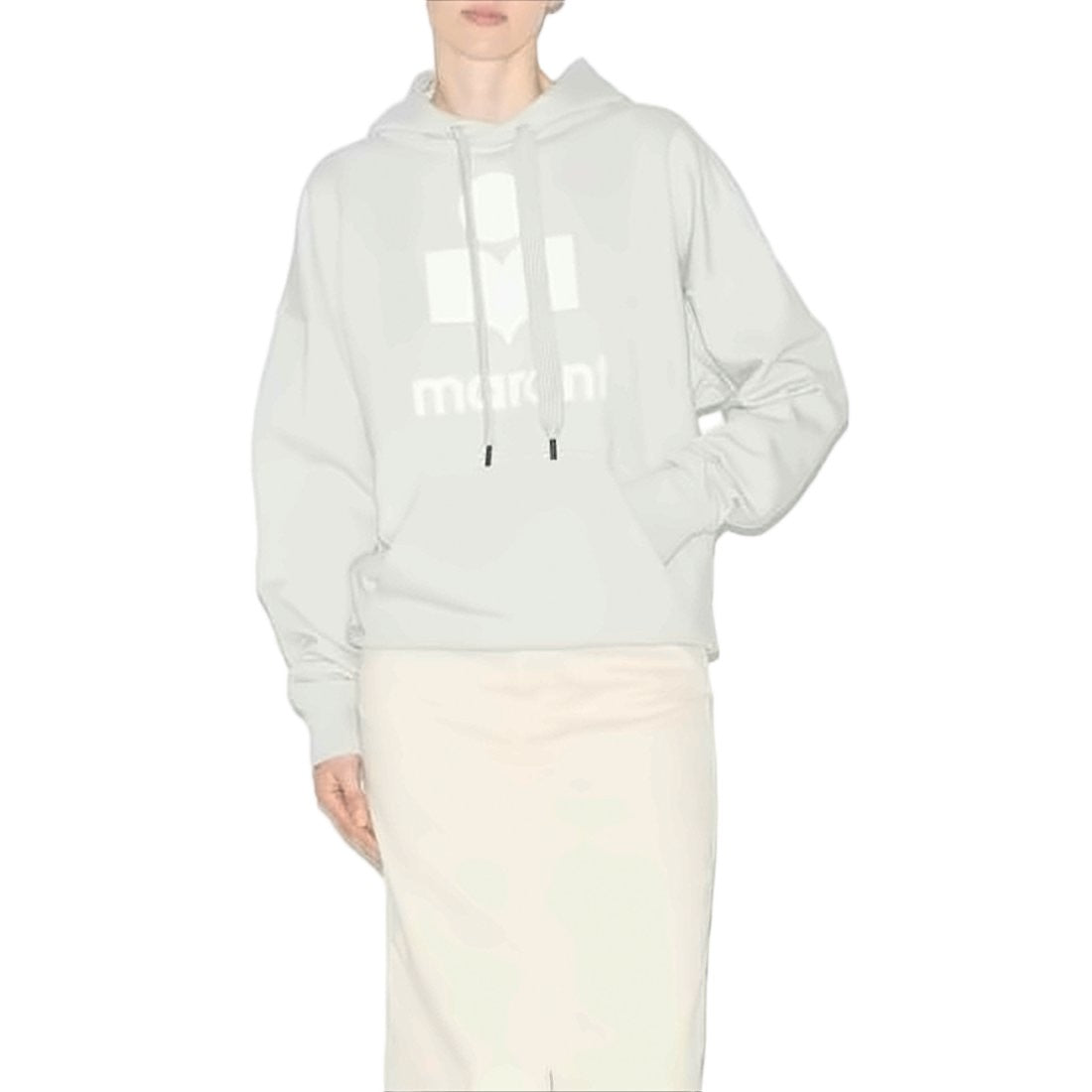 Isabel Marant Relaxed Fit Hoodie With Bold Logo Print