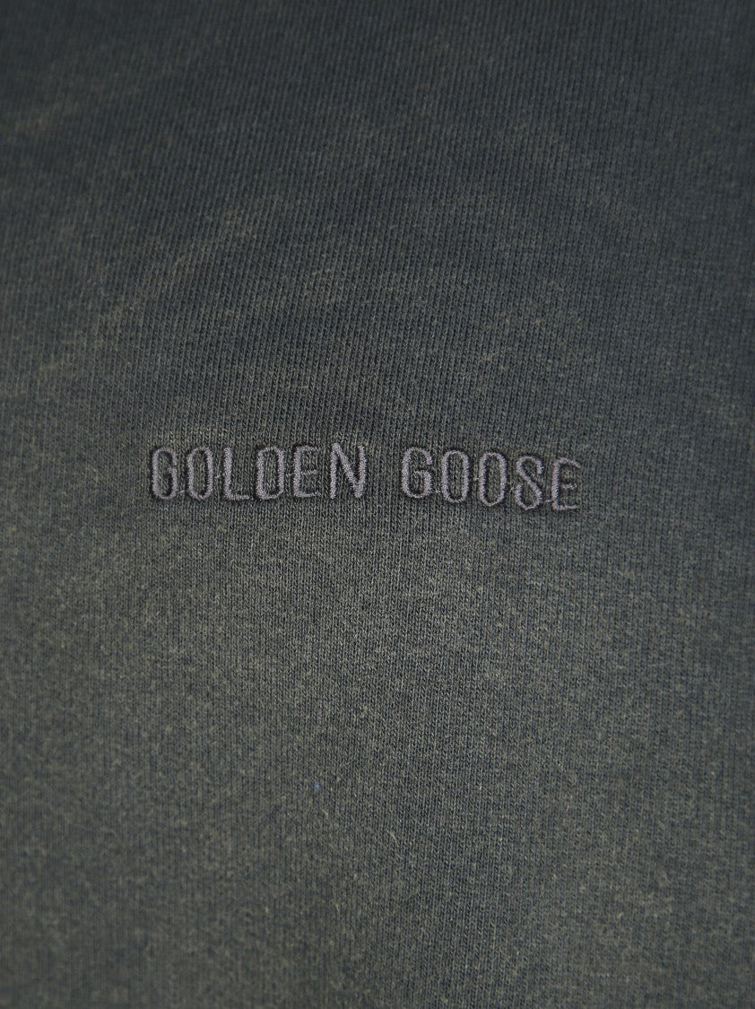 Golden Goose Gradient Effect Black Sweatshirt