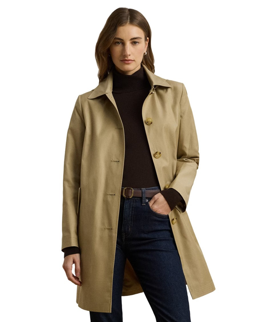 Lauren Ralph Lauren Flared Silhouette Coat With Classic Collar