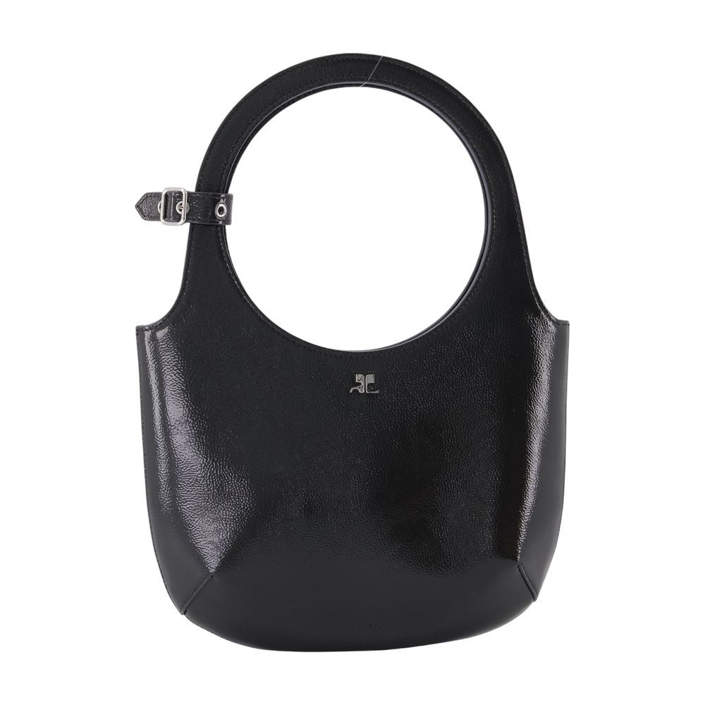 Courrèges Structured Handbag With Circular Handle