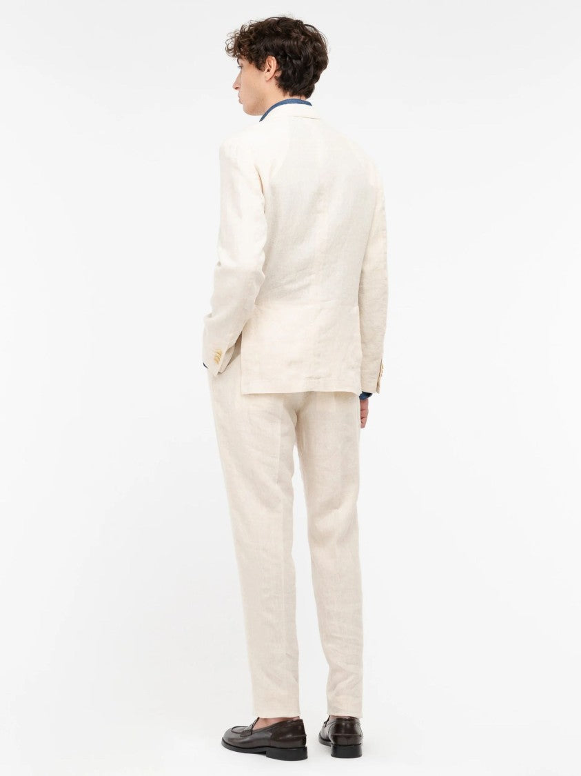 Manuel Ritz Light Beige Tailored Blazer Suit