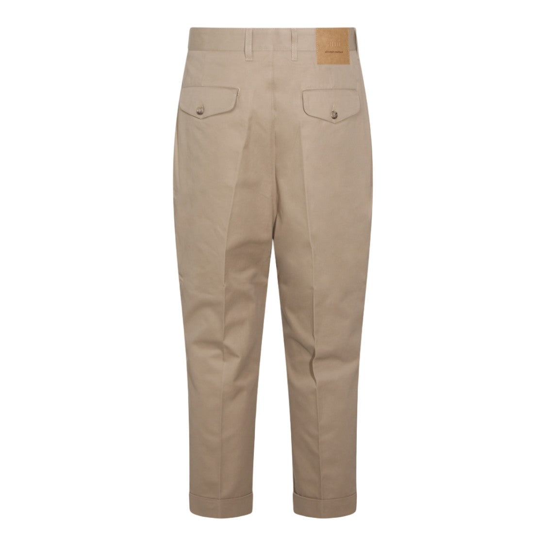 Ami Paris Tailored High-Waist Pleated Trousers