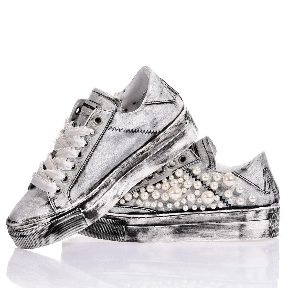 Mimanera Garage Platform Pearls Sneakers