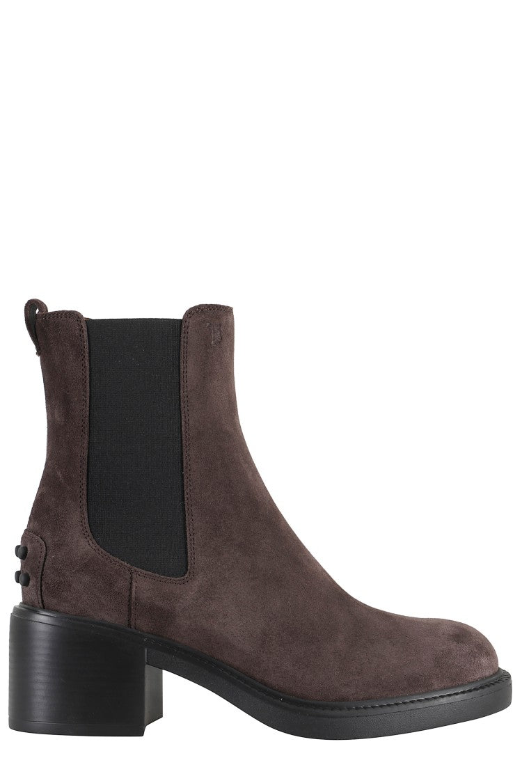 Tod's Suede Leather Ankle Boots
